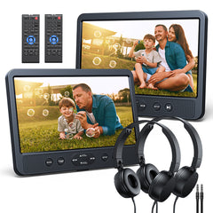 10.1" Portable DVD Player for Car Dual Screen