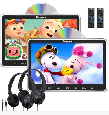 10.1" Car DVD Players with Headphones